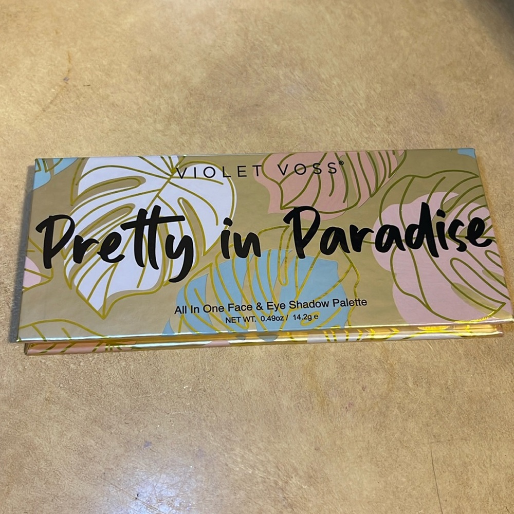 Beautiful palette. New. Brilliant colors All in one face and eye shadow palette